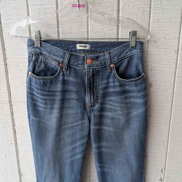 Wrangler 1970s Vintage Style Bell Bottom High Rise Flare Jeans - Picture 4 of 9